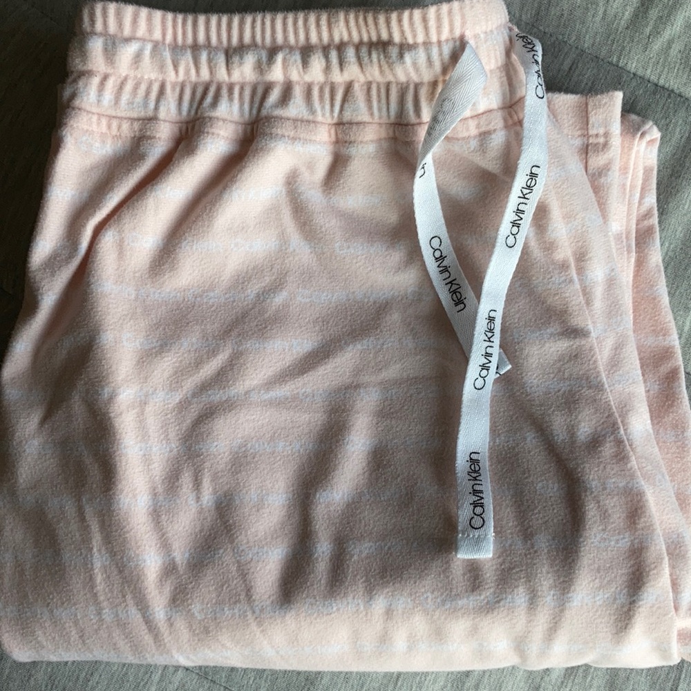Calvin Klein sleep pants.